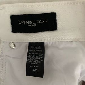 Express Jeans - White Express Crop Legging Express Jeans - White Express Crop Legging